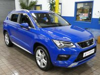 USED 2020 20 SEAT ATECA 2.0 TDI 4DRIVE FR DSG 5d 188 BHP 4WD SAT NAV PART LEATHER PARKING SENSORS 1 OWNER 6 MONTHS GOLD WARRANTY