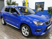 USED 2020 20 SEAT ATECA 2.0 TDI 4DRIVE FR DSG 5d 188 BHP 4WD SAT NAV PART LEATHER PARKING SENSORS 1 OWNER 6 MONTHS GOLD WARRANTY