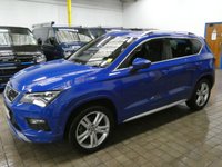 USED 2020 20 SEAT ATECA 2.0 TDI 4DRIVE FR DSG 5d 188 BHP 4WD SAT NAV PART LEATHER PARKING SENSORS 1 OWNER 6 MONTHS GOLD WARRANTY