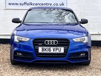 USED 2016 16 AUDI A5 2.0 TDI QUATTRO BLACK EDITION PLUS 5d 187 BHP www.suffolkcarcentre.co.uk - Located at Lowestoft