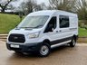 USED 2016 16 FORD TRANSIT 2.2 350 L3H2 DCB P/V 123 BHP FACTORY LWB 7 SEATS WITH AC.