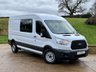 USED 2016 16 FORD TRANSIT 2.2 350 L3H2 DCB P/V 123 BHP FACTORY LWB 7 SEATS WITH AC.