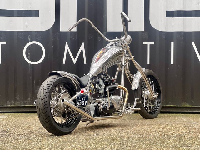 1980 Triumph T 120 // Custom Hard Tail Chopper // 744cc // px swap