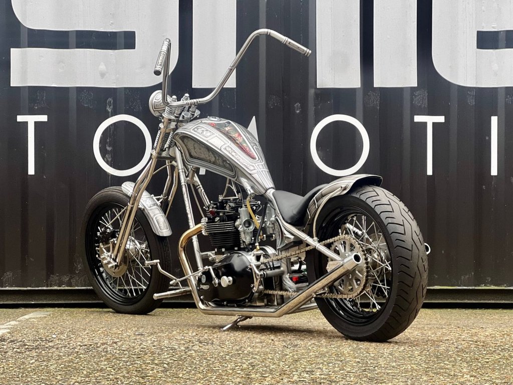 USED 1980 TRIUMPH T 120 // Custom Hard Tail Chopper // 744cc // px swap 