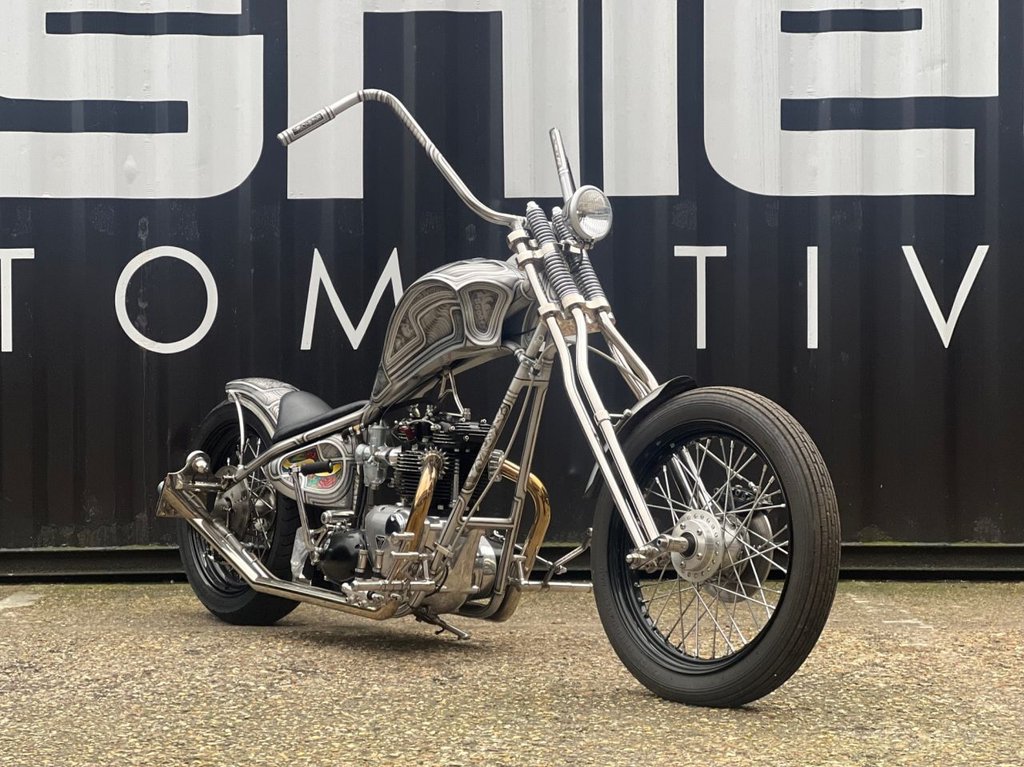 USED 1980 TRIUMPH T 120 // Custom Hard Tail Chopper // 744cc // px swap 