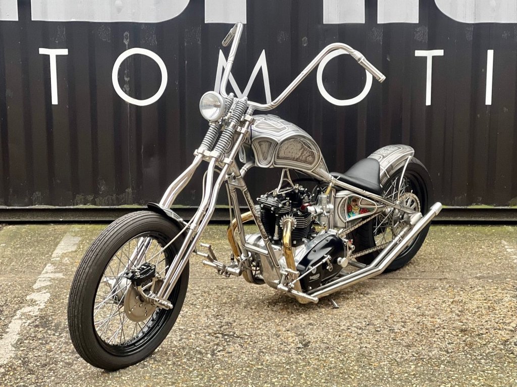 USED 1980 TRIUMPH T 120 // Custom Hard Tail Chopper // 744cc // px swap 