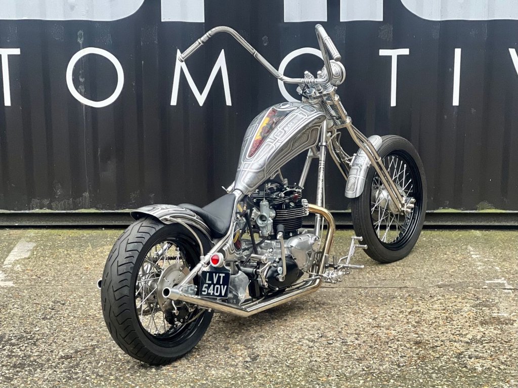 USED 1980 TRIUMPH T 120 // Custom Hard Tail Chopper // 744cc // px swap 