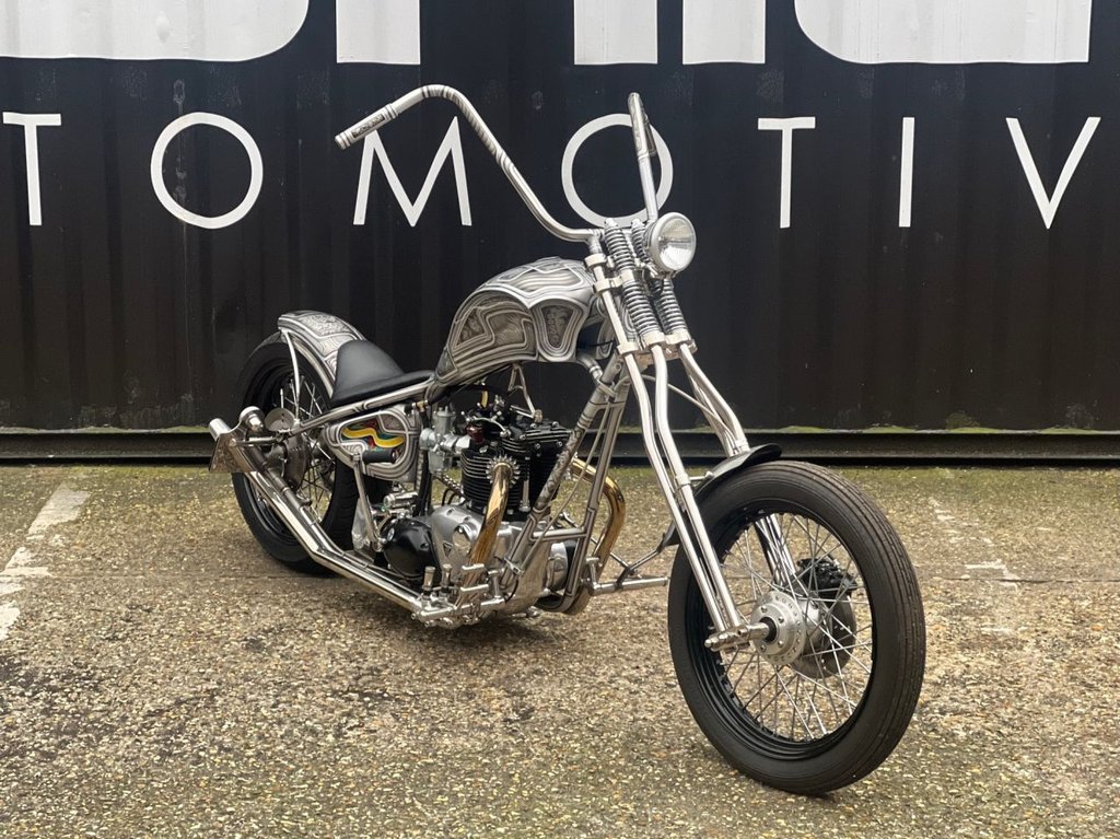USED 1980 TRIUMPH T 120 // Custom Hard Tail Chopper // 744cc // px swap 