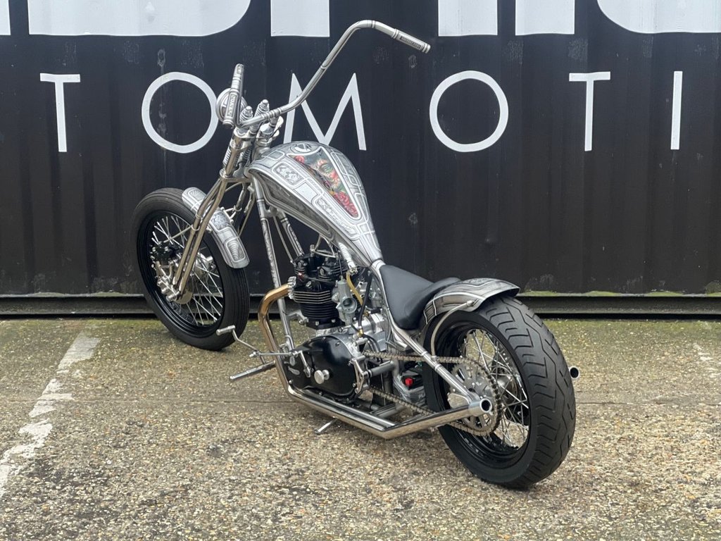 USED 1980 TRIUMPH T 120 // Custom Hard Tail Chopper // 744cc // px swap 