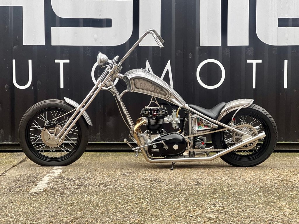 USED 1980 TRIUMPH T 120 // Custom Hard Tail Chopper // 744cc // px swap 