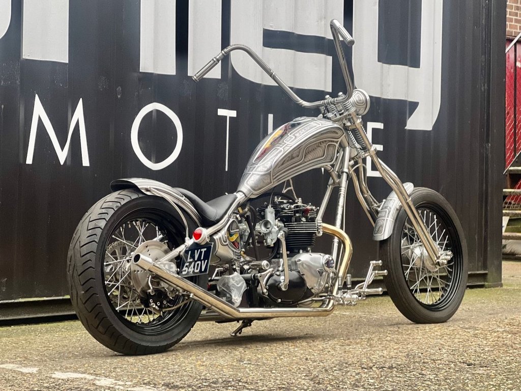 USED 1980 TRIUMPH T 120 // Custom Hard Tail Chopper // 744cc // px swap 