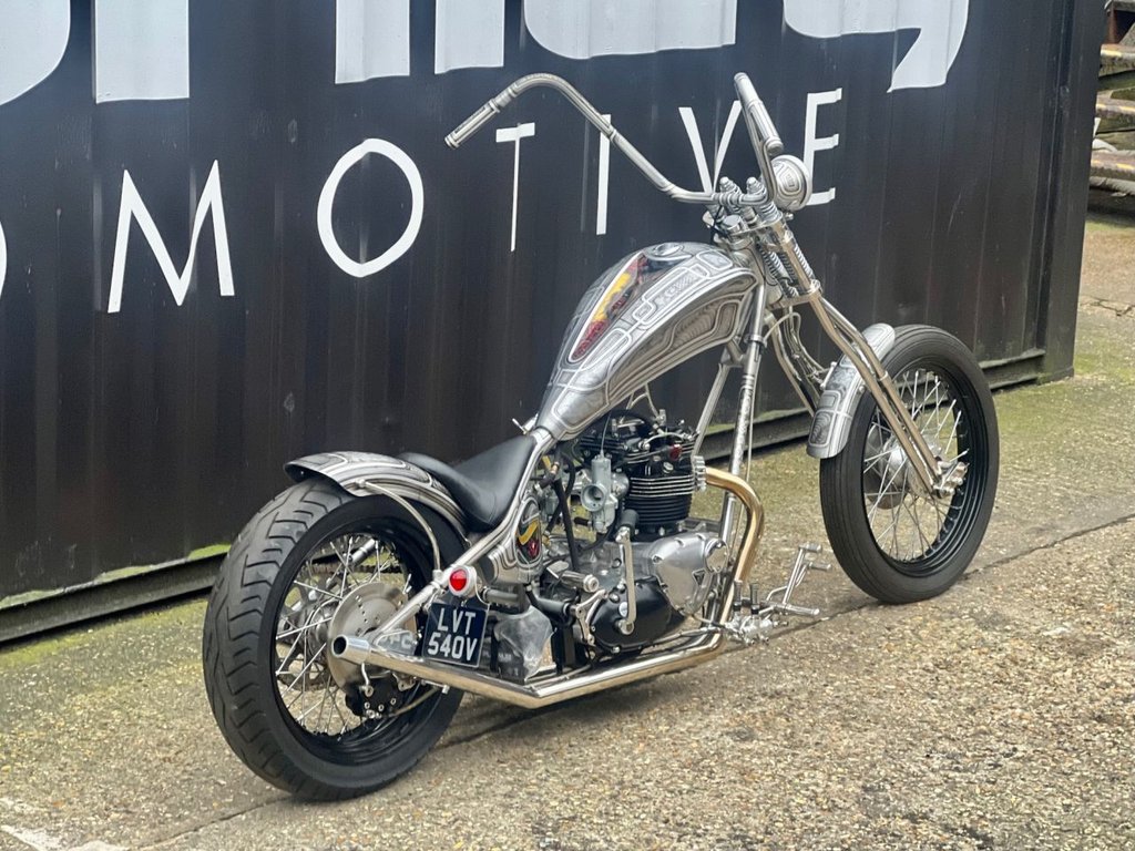 USED 1980 TRIUMPH T 120 // Custom Hard Tail Chopper // 744cc // px swap 
