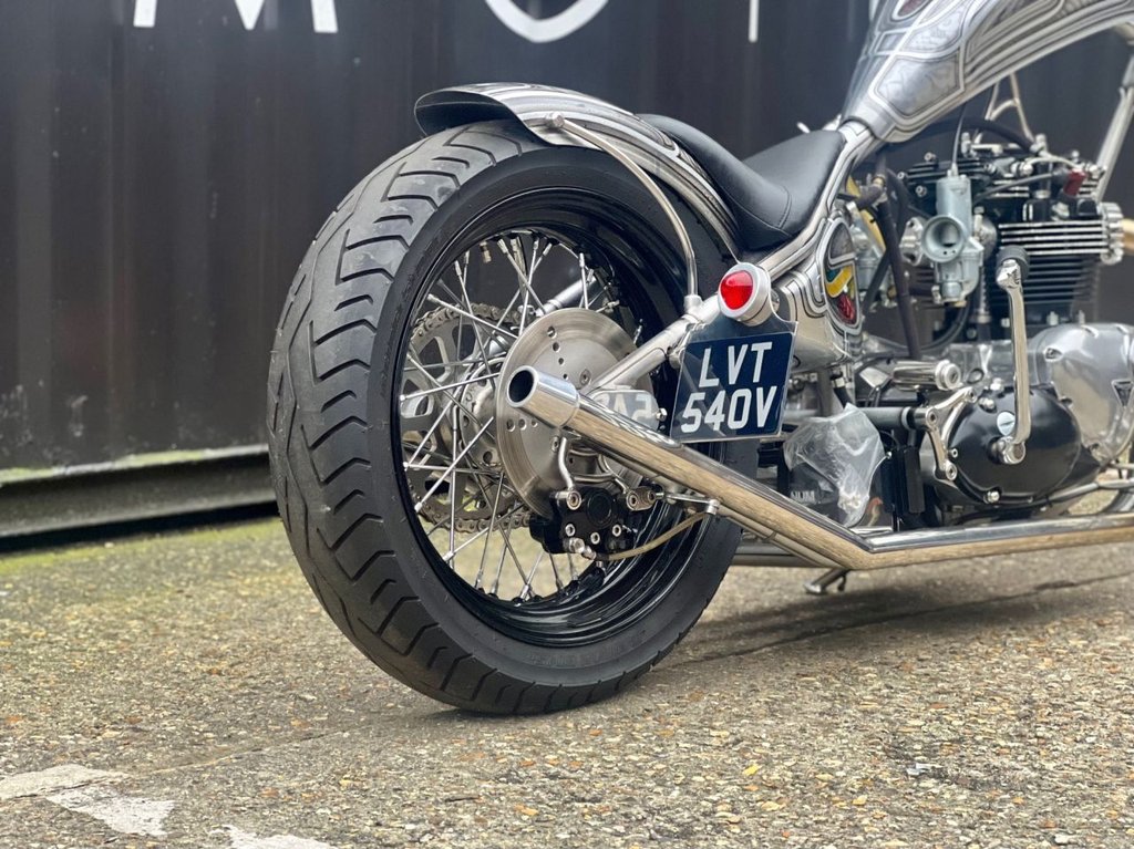 USED 1980 TRIUMPH T 120 // Custom Hard Tail Chopper // 744cc // px swap 