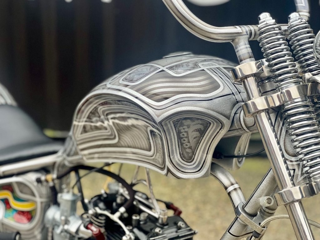 USED 1980 TRIUMPH T 120 // Custom Hard Tail Chopper // 744cc // px swap 