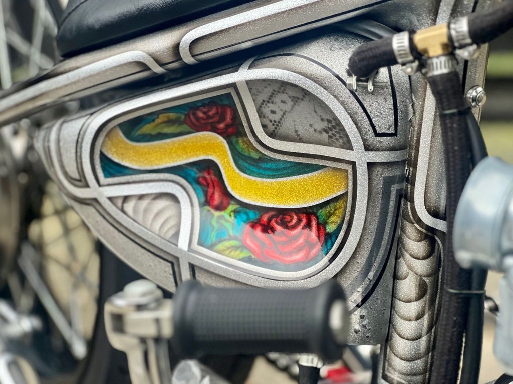 USED 1980 TRIUMPH T 120 // Custom Hard Tail Chopper // 744cc // px swap 
