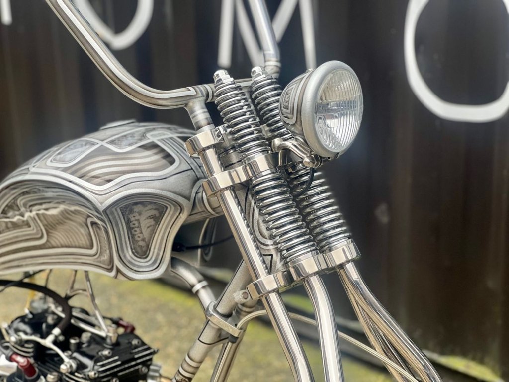 USED 1980 TRIUMPH T 120 // Custom Hard Tail Chopper // 744cc // px swap 