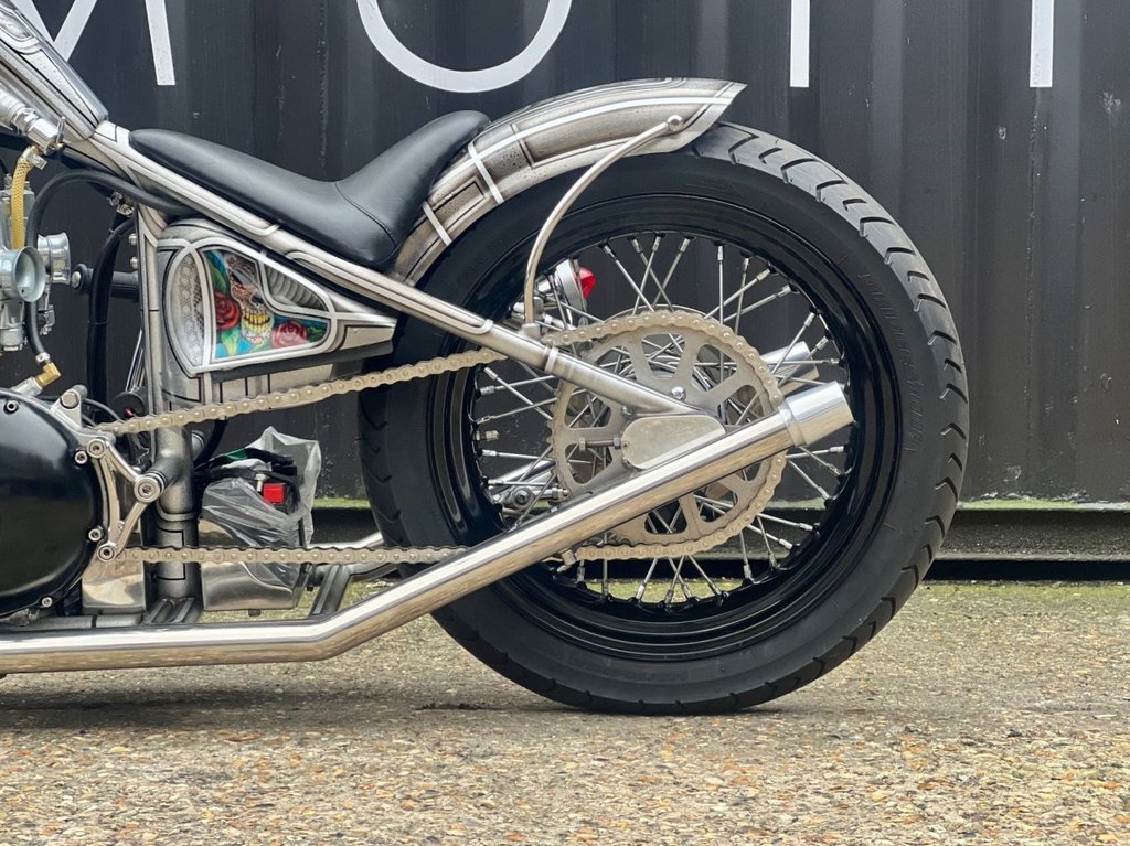 USED 1980 TRIUMPH T 120 // Custom Hard Tail Chopper // 744cc // px swap 