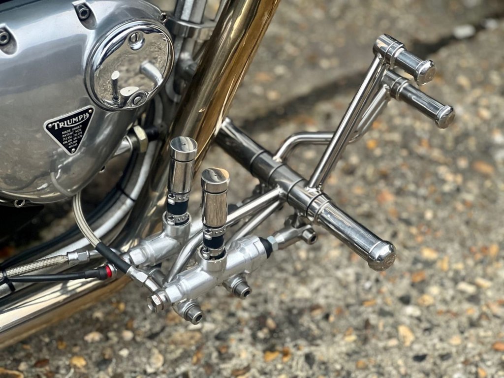 USED 1980 TRIUMPH T 120 // Custom Hard Tail Chopper // 744cc // px swap 