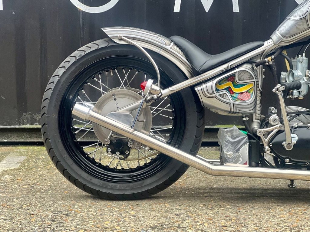 USED 1980 TRIUMPH T 120 // Custom Hard Tail Chopper // 744cc // px swap 