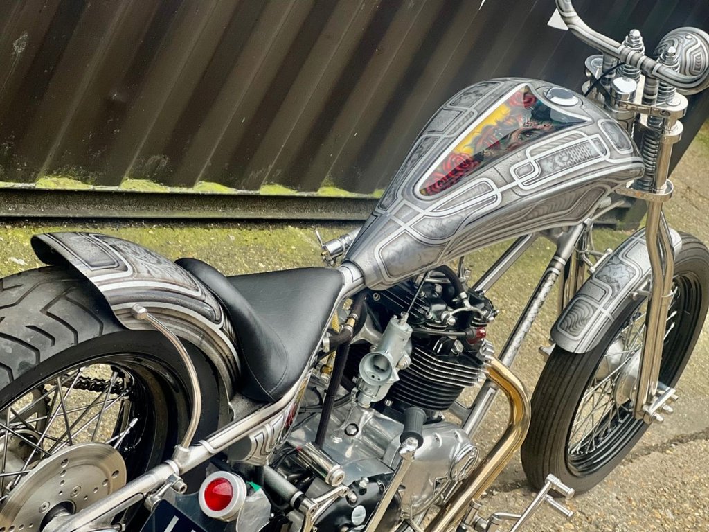USED 1980 TRIUMPH T 120 // Custom Hard Tail Chopper // 744cc // px swap 