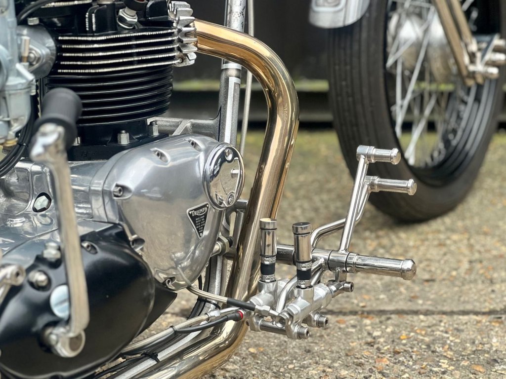 USED 1980 TRIUMPH T 120 // Custom Hard Tail Chopper // 744cc // px swap 