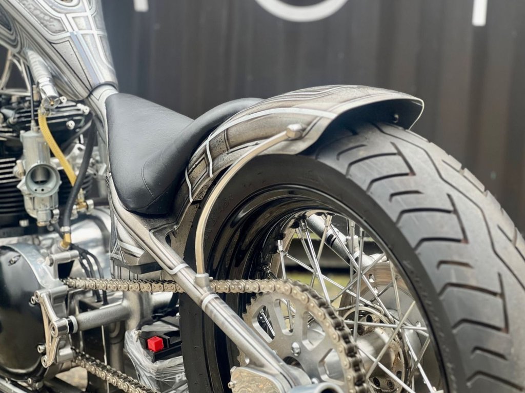 USED 1980 TRIUMPH T 120 // Custom Hard Tail Chopper // 744cc // px swap 