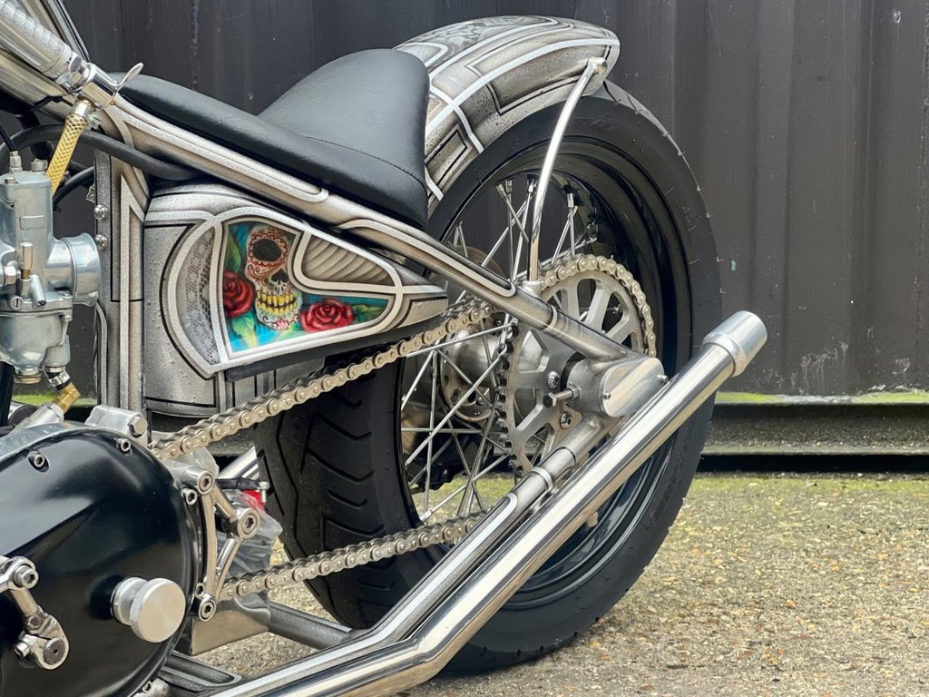 USED 1980 TRIUMPH T 120 // Custom Hard Tail Chopper // 744cc // px swap 