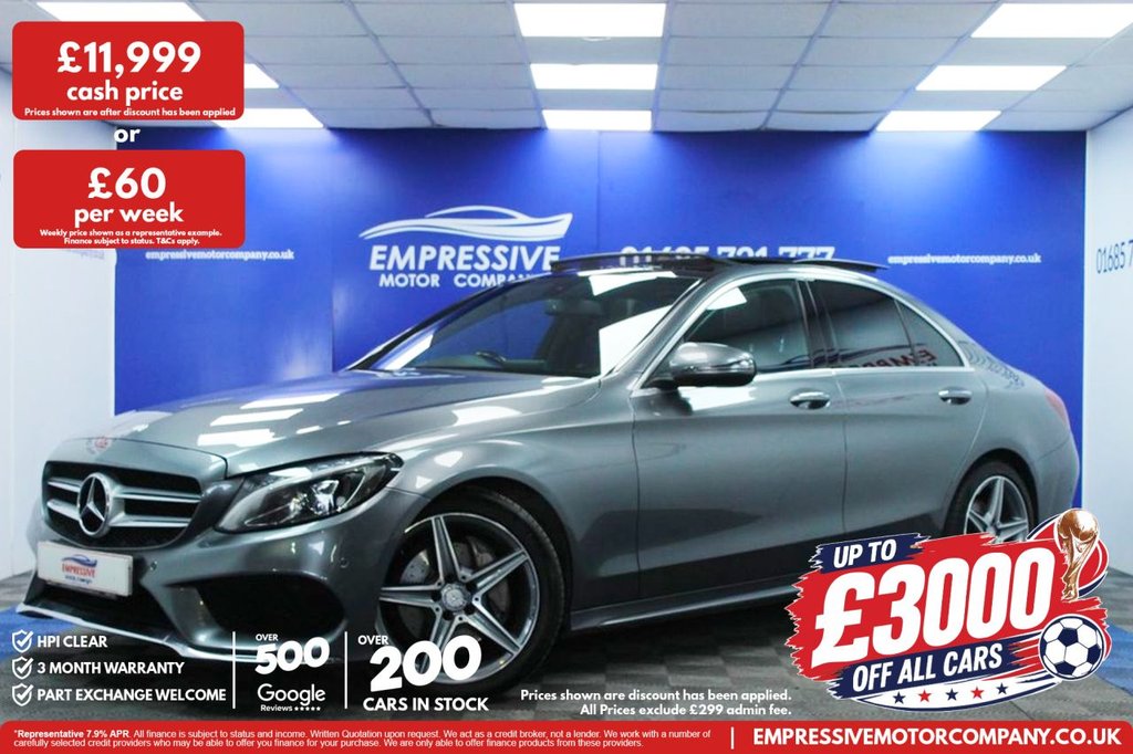 2017 Mercedes-Benz C-Class C220d Amg Line Premium 4dr 9g-tronic