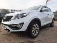 USED 2015 65 KIA SPORTAGE 1.7 CRDI 2 ISG 5d 114 BHP Ultra low mileage only 30678 Miles