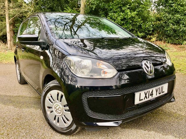 2014 14 Volkswagen Up '1.0 MOVE UP 5d AUTO 59 BHP ONLY 8,000 MILES,,,YES 8,000'//1 LADY OWNER+VW//AIRCON//FULL SIZE SPARE WHEEL// SERVICED WITH  MOT AND CAM BELT 