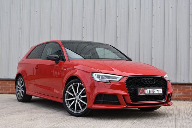 2017 67 Audi A3 1.5 TFSI BLACK EDITION 3d 148 BHP