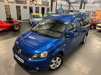 USED 2014 64 VOLKSWAGEN CADDY MAXI 1.6L C20 LIFE TDI 5d 101 BHP WAV, Ramp, 5 Seats