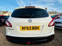 USED 2014 63 NISSAN QASHQAI 1.6 360 5d 117 BHP 1 owner from new in Metallic Pearl Storm White