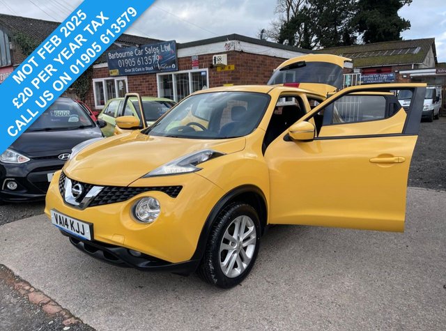 2014 14 NISSAN JUKE 1.5 ACENTA PREMIUM DCI 5d 110 BHP &pound;20 road tax, MOT Feb 2025, DAB, Reversing Camera