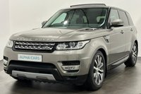 USED 2017 17 LAND ROVER RANGE ROVER SPORT 3.0 SDV6 HSE 5d 306 BHP 1 Owner Complete Landrover Service Record , Striking Silicon Silver, Sliding Panoramic Glass Roof
