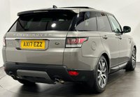 USED 2017 17 LAND ROVER RANGE ROVER SPORT 3.0 SDV6 HSE 5d 306 BHP 1 Owner Complete Landrover Service Record , Striking Silicon Silver, Sliding Panoramic Glass Roof