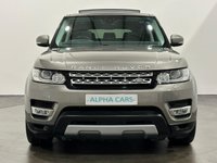 USED 2017 17 LAND ROVER RANGE ROVER SPORT 3.0 SDV6 HSE 5d 306 BHP 1 Owner Complete Landrover Service Record , Striking Silicon Silver, Sliding Panoramic Glass Roof