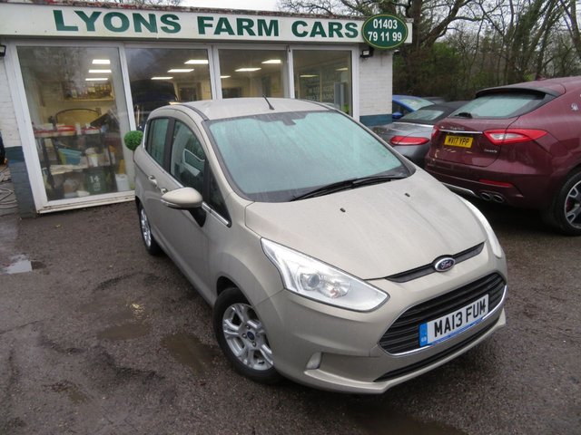 2013 13 Ford B-Max 1.4 ZETEC 5d 89 BHP