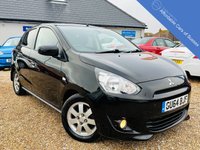 USED 2014 64 MITSUBISHI MIRAGE 1.2 3 AUTOMATIC Low Mileage automatic with Zero Road Tax