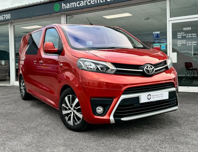 2019 69 Toyota Proace 2.0 L1 DESIGN CREW VAN 6 SEATS  180 BHP NO VAT
