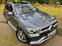 USED 2020 70 MERCEDES-BENZ GLC-CLASS 2.0 GLC 300 D 4MATIC AMG LINE PREMIUM PLUS (ULTIMATE) 5d AUTO 242 BHP''1 RETIRED GENTLEMAN OWNER FROM NEW //FULL BROOKLANDS MERC UK SERVICING//MASSIVE SPEC//STUNNING CONDITION//PANORAMIC GLASS ROOF//PARK CAMERA//AIRMATIC AIR SUSPENSION//DAP(Driver Assistance Pack)//ELECTRIC MEMORY SEATS//M-B INTEGRAL DASH CAMERA//  300 D 4MATIC AMG LINE ULTIMATE 5d AUTO 242 BHP''1 RETIRED GENTLEMAN OWNER FROM NEW //FULL BROOKLANDS MERC UK SERVICING//MASSIVE SPEC//STUNNING CONDITION//PANORAMIC GLASS ROOF//PARK CAMERA//AIRMATIC AIR SUSPENSION//DAP(Driver Assistance Pack)//ELECTRIC MEMORY SEATS//M-B INTEGRAL DASH CAMERA//
