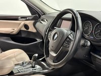USED 2015 65 BMW X3 2.0 XDRIVE20D XLINE 5d 188 BHP Striking Sapphire Black, Nevada Oyster Leather,