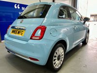 USED 2015 65 FIAT 500 1.2 Lounge Hatchback 3dr Petrol Manual Euro 6 (s/s) (69 bhp) &pound;20 Yearly Road Tax, Rear Parking Sensors, Bluetooth