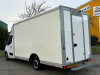 USED 2018 68 VAUXHALL MOVANO 2.3 L3H1 F3500 P/C LOW LOADER LUTON BOX VAN 129 BHP MANAGERS SPECIAL