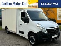 USED 2018 68 VAUXHALL MOVANO 2.3 L3H1 F3500 P/C LOW LOADER LUTON BOX VAN 129 BHP MANAGERS SPECIAL