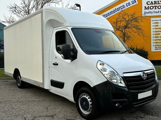 2018 68 Vauxhall Movano 2.3 L3H1 F3500 P/C LOW LOADER LUTON BOX VAN 129 BHP