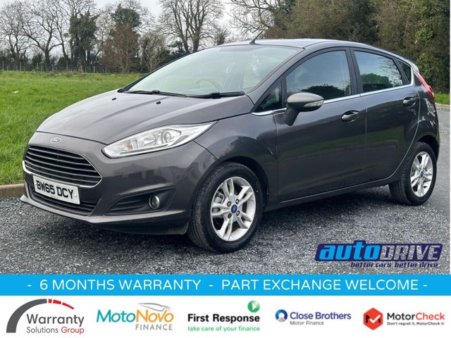 2016 65 Ford Fiesta 1.2 ZETEC 5d 81 BHP