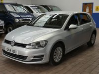 USED 2014 14 VOLKSWAGEN GOLF 1.6 S TDI BLUEMOTION TECHNOLOGY 5d 103 BHP &pound;0 ROAD TAX NICE TIDY EXAMPLE EXCELLENT SERVICE HISTORY 11 SERVICES TO 163K MILES CAMBELT AND WATERPUMP REPLACED 2020