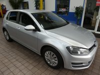 USED 2014 14 VOLKSWAGEN GOLF 1.6 S TDI BLUEMOTION TECHNOLOGY 5d 103 BHP &pound;0 ROAD TAX NICE TIDY EXAMPLE EXCELLENT SERVICE HISTORY 11 SERVICES TO 163K MILES CAMBELT AND WATERPUMP REPLACED 2020