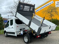 USED 2017 17 FORD TRANSIT 2.2 350 L3 D/CAB TIPPER +TOOL STORE 